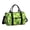 Geometric Triangle Green Pattern-1, variant on Geometric Triangle Pink Pattern Gym Bag with Shoe Compartment, Weekender Bag with Wet Pocket and Trolley Sleeve, Durable Gifts Ideas for Christmas Birthday,17.3 X 11.8 X 7.5 Inches