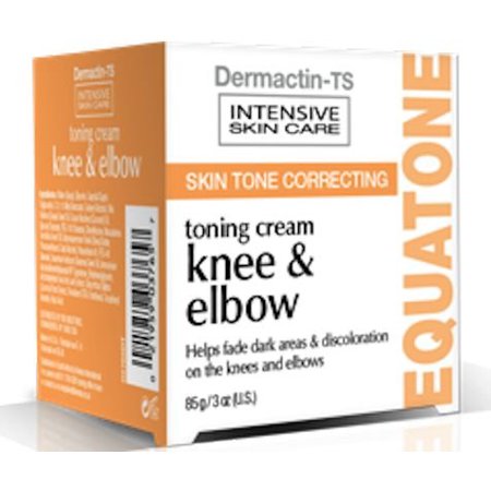 Dermactin-TS Equatone Extra Strength Knee & Elbow Toning Cream 3 oz. - Helps Fade Dark Areas & Discolorations At Knees & Elbows, for Even Skin Tone, Non-Irritating & Gentle To (Best Cream For Dark Elbows)