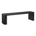 thumbnail image 2 of Moe's Home Collection Post Bench Wood Black, 2 of 7