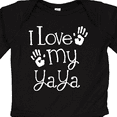 thumbnail image 4 of Inktastic I Love My Yaya Grandchild Boys or Girls Long Sleeve Baby Bodysuit, 4 of 5