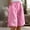 Pink, variant on JUSLIO Women's Shorts,with Pockets High Waist 5" Mid-Length Shorts,Faux Linen Graphic Shorts,Lightweight,Army Green,Size L