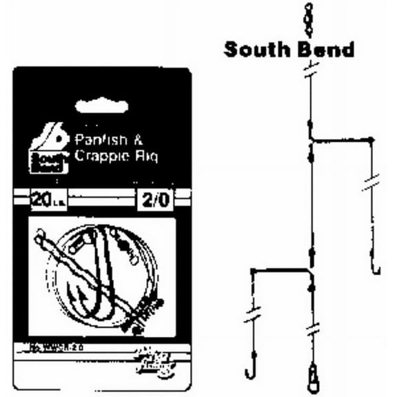 South Bend WWCR6 WWCR6 Crappie Leader Rigs Sz 6