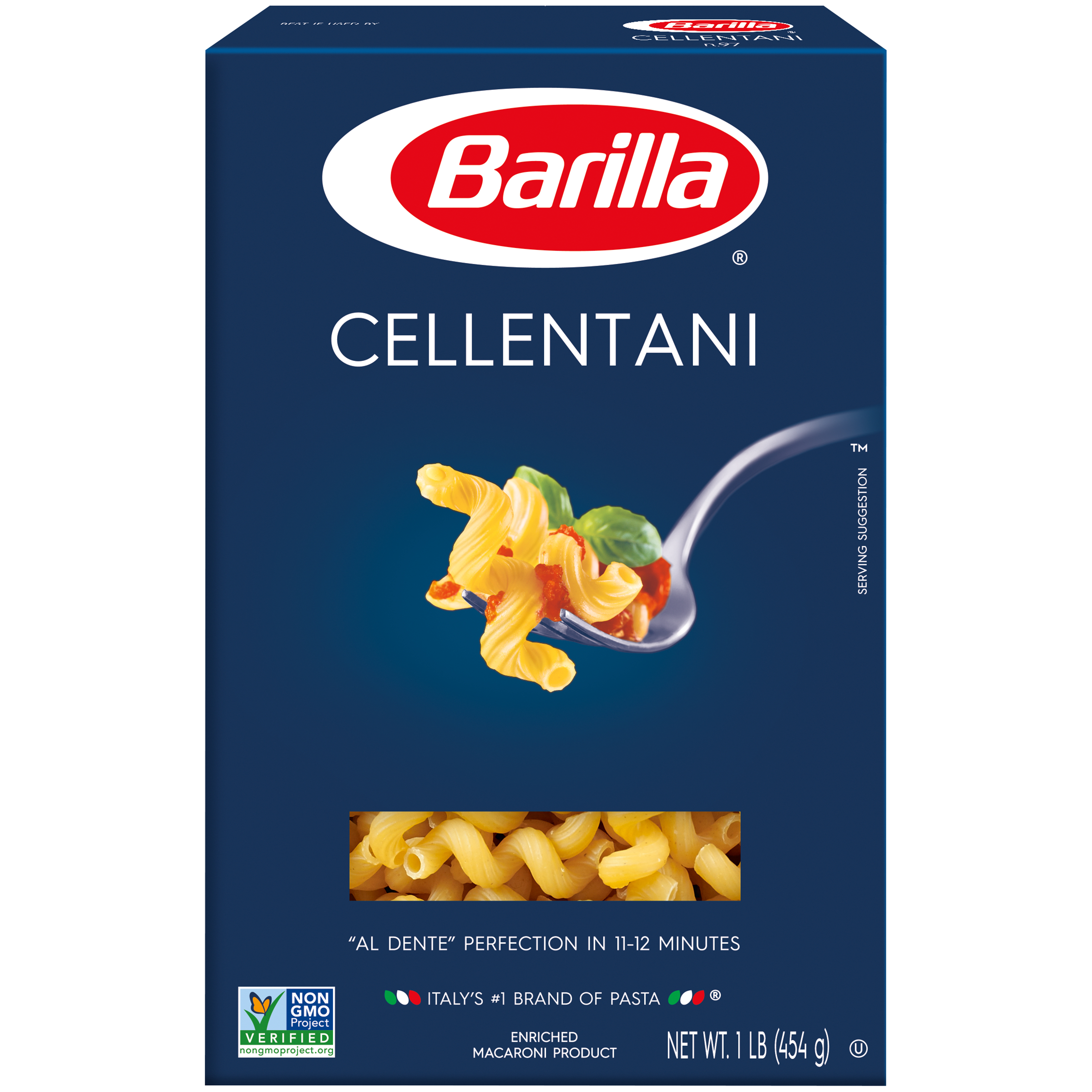 Barilla Classic Blue Box Pasta Cellentani 16 Oz Walmart