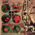 thumbnail image 5 of Guirnalda navideña de 2,7 m con luces, decoraciones de lujo, pancarta de ratán para árbol de Navidad, decoración colgante para Navidad, decoración para fiestas en el hogar, 5 of 5