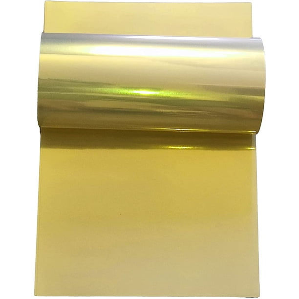 Or Brillant-20 Feuilles A4 Taille (8.26 x11.7) Imprimable Brillant Or  Vinyle Imperméable Papier Autocollant Feuilles Adhésives de Qualité  Supérieure 