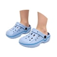 thumbnail image 3 of Sandals for Boys Breathable Hole Garden Clog Slippers Indoor Outdoor Summer Slippers for Girls Blue 6-7 Years, 3 of 9