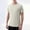 Beige, variant on Mens Lightweight Athletic T-Shirt Quick Dry Stretch Crew Neck Short Sleeve Running Workout Gym Tee Shirt White