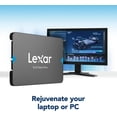 thumbnail image 4 of Lexar NQ100 480GB 2.5” SATA III Internal SSD, Solid State Drive, Up to 550MB/s Read (LNQ100X480G-RNNNU), 4 of 6
