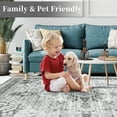 thumbnail image 7 of FairOnly 8'x10' Grey Area Rugs for Living Room Vintage Boho Machine Washable Rugs Low Pile Soft Rugs for Bedroom Indoor Floor Carpet, 7 of 7