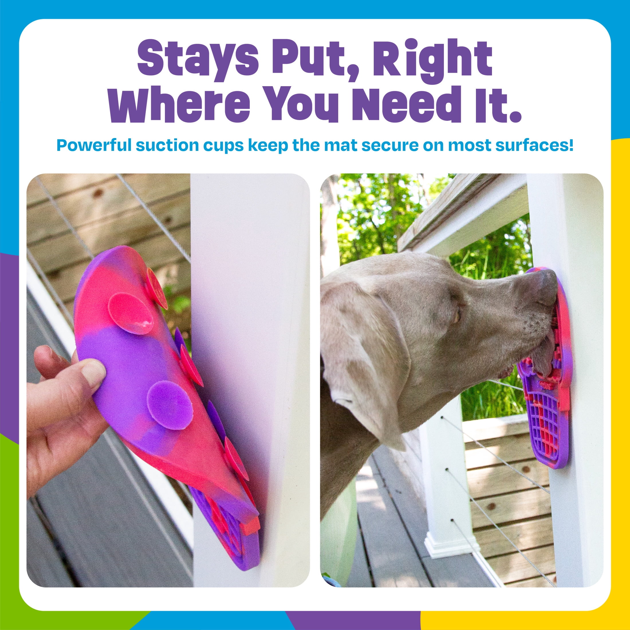 Brightkins  Pup Cone Lick Mat, Enrichment  and Interactive Dog Toys