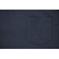 thumbnail image 3 of 100% Cotton Pocket T-Shirt NAVY 4XL #481B, 3 of 4