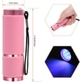 thumbnail image 2 of LED Flashlight, Small Glow Flashlights with 9 LED Lights, Portable Light Nail Dryer for Nail Gel, 2 of 4