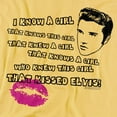thumbnail image 2 of Elvis Presley T-Shirt Kissed Elvis Unisex Graphic Tee For Men & Women, 2 of 7