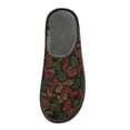 thumbnail image 3 of IAUYY Memory Foam House Slippers Suitable for Both Men and Women. Comfortable, Anti-Slip Plush Flat-Bottomed Slippers The Best Holiday Gift The Colors Of Rastafarianism, 3 of 9