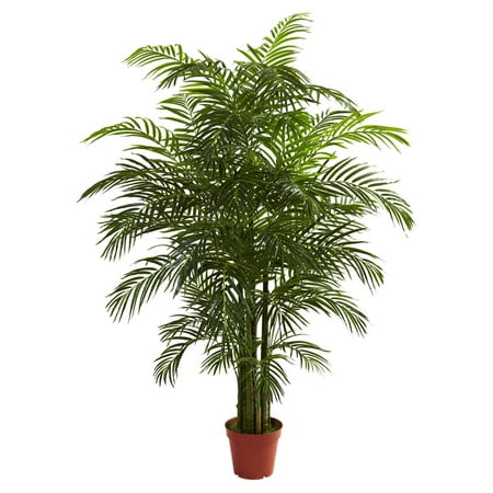 Nearly Natural 6-1/2' Areca Palm, UV Resistant, Indoor and Outdoor