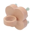 thumbnail image 1 of Masajeador Del Cuero Cabelludo Piedra De Madera Dientes Pulidos Herramienta De Masaje Del Cuero Cabelludo Peine Ergonómico Portátil Con Forma De Trébol De Cuatro Hojas Para, 1 of 7