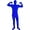 Blue, variant on Full Body Spandex Bodysuit Adult Costume