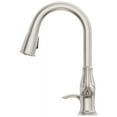 thumbnail image 3 of Pfister F-529-7RSSRB Rosslyn 1.8 GPM Single Hole Pull Down Kitchen Faucet - Black, 3 of 7