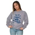 thumbnail image 3 of US Air Force Fly Fight Wind Pride Unisex Plus Size Sweatshirt Brisco Brands 5X, 3 of 5