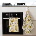 thumbnail image 4 of Sikiie Gnomes Bees And Sunflowers Waffle Weave Kitchen Dish Cloth,Super Absorbent Kitchen Dish Towels 16*26 Inches for Dish Rags Washing Dishes, Drying Dishes, 4 of 7