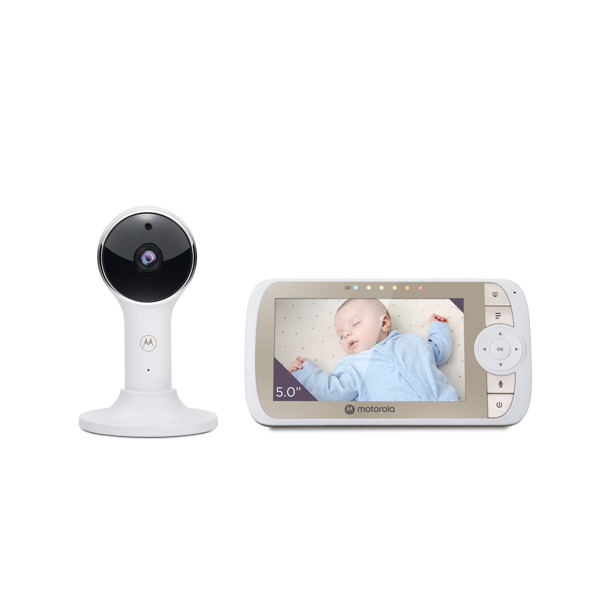 Motorola VM65 Connect 5" Full HD (1080p) Wi-Fi Video Baby Monitor | Secure Private Connection | 2-Way Talk