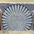 thumbnail image 3 of Bless International Peacock Mandala 84" x 90" Tapestry, 3 of 3