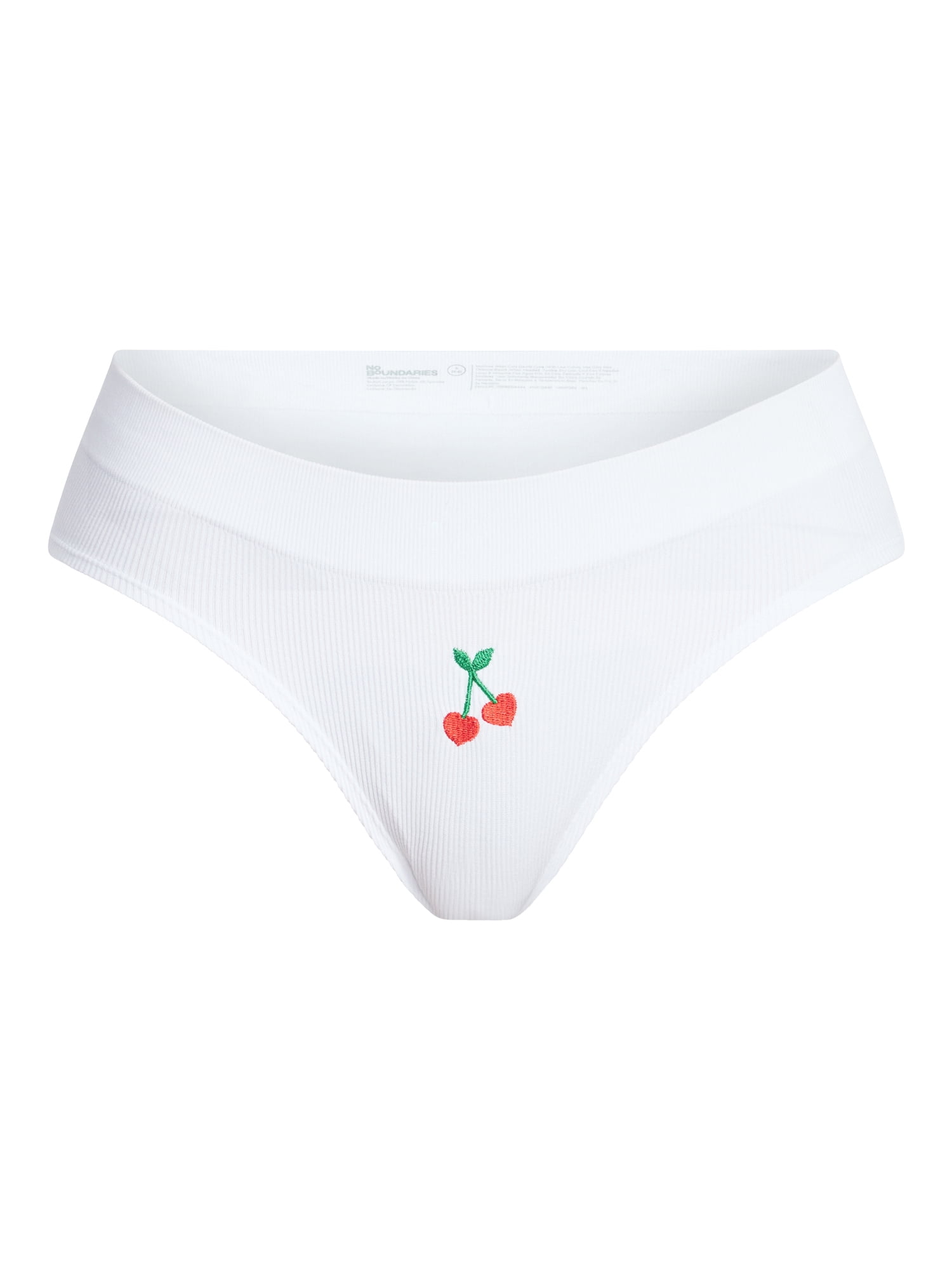No Boundaries Seamless Ribbed Hipster Panties, 3-Pack, Women’s, Sizes XS-XXXL
