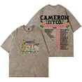 thumbnail image 2 of Cameron Whitcomb I've Got Options Tour Merch Wash T-Shirts Cotton Short Sleeve Unisex Streetwear Tee, 2 of 6