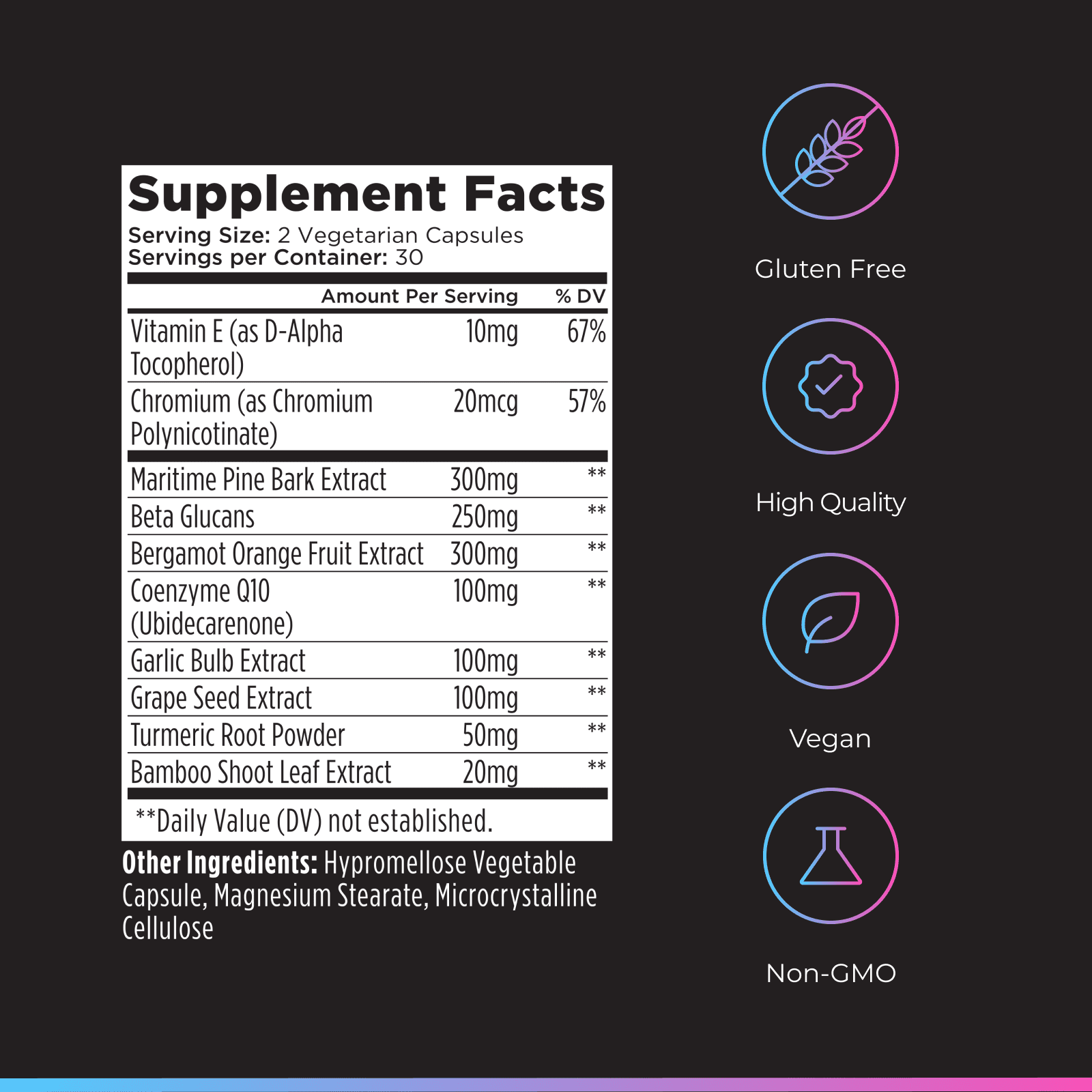 Livingood Daily Cholesterol Support with Garlic, Plant Sterols, CoQ10, Vitamin E & Bergamot for Heart Health, 60 Capsules