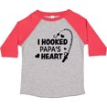 thumbnail image 3 of Inktastic I Hooked Papa's Heart with Fishing Rod Boys or Girls Toddler T-Shirt, 3 of 5