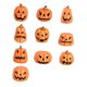 thumbnail image 2 of 10 piezas de decoraciones de calabaza de Halloween, adornos de escritorio, suministros para fiestas, figuras de calabaza de regalo para jardín, hogar, Naranja Amarillo, 2 of 9