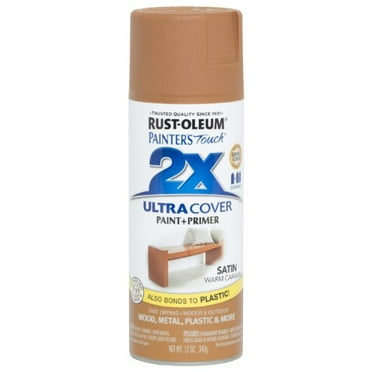 Painters Touch 2x Spray Paint, Satin Warm Carmel, 12 oz., Rust-Oleum, 267118