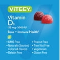 thumbnail image 6 of VITEEY Vitamin D3 Gummies 5000 IU, Bone and Immune Support, Berry Flavor, 60 Count, 1 Pack, 6 of 7