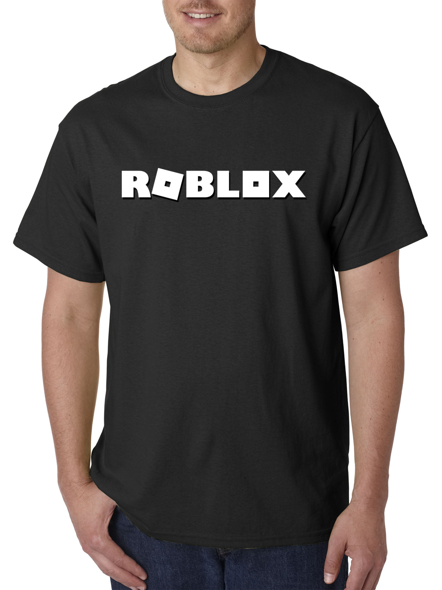 Trendy Usa Trendy Usa 923 Unisex T Shirt Roblox Logo Game Accent Xl Black Walmart Com