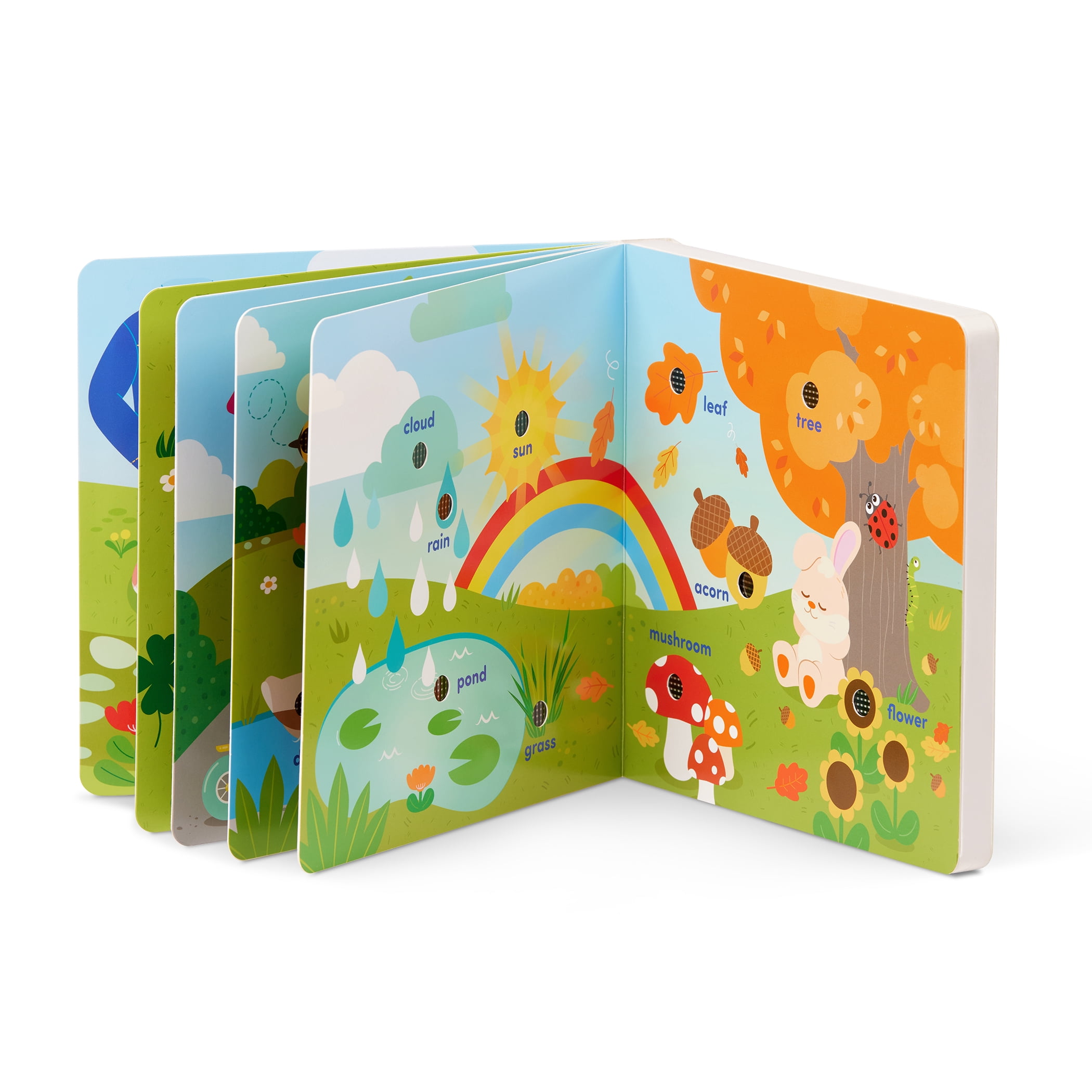 Battat Tiny Talkers a Day at the Park Interactive Button Sound Book Learning Toy for Toddlers 18 Months +