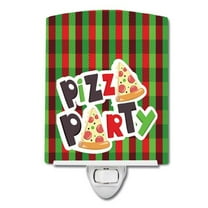 Pizza Party Ceramic Night Light