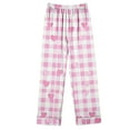thumbnail image 5 of ZQUUVOU Matching Pajamas for Couples Valentine's Day Heart Printed Long Sleeved Lapel Set Casual Pants Pajama Set Pink C, 5 of 6