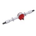 thumbnail image 3 of RC Rear Bridge Axle, 127mm Length Metal Rear Bridge Axle Corrosion Resistance With Screws For WPL D12 Silver Red, 3 of 8