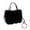 Black, variant on Furry Tote Bag Fluffy Shoulder Bag Soft Clutch Fuzzy Handbag for Work Travel Black
