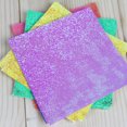 thumbnail image 2 of MasteelfCA 100pcs Shining Glitter Folding Paper DIY Craft Paper Wrapping Origami Pearlescent Paper (10 Assorted Color), 2 of 8