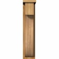 thumbnail image 2 of Ekena Millwork 6"W x 12"D x 28"H Del Monte Rough Sawn Corbel w/Backplate, Western Red Cedar, 2 of 9