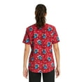 thumbnail image 3 of Scrubstar Women's Candy Cane Stitch Scrub Top, Sizes S-3X, 3 of 6