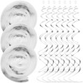 thumbnail image 1 of 30 Uds. Decoración colgante de techo para fiesta, adorno en espiral colgante delicado, decoración en forma de remolino, 1 of 4