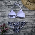 thumbnail image 5 of Aayomet Maillots de Bain pour Femmes 2024 Pack Rigide Maillots de Bain Assortis à Rayures Ensemble Tankinis (Blanc, m), 5 of 5