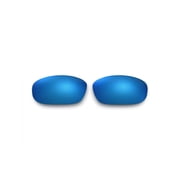 عدسات Walleva Polarized Ice Blue + Fire Red للنظارات الشمسية Oakley Pit BOSS II