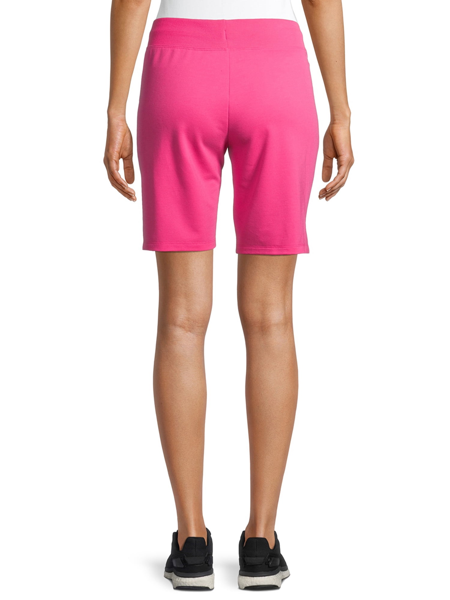Athletic Works Women's Athleisure Bermuda Shorts, 2-Pack