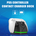 thumbnail image 5 of Ortz PS5 Controller Charger Station, PS5 Charging Station, Playstation 5 Accessories with Fast Charging 5V AC Adapter and LED Indicator, PS5 Charging Dock Black, 5 of 11