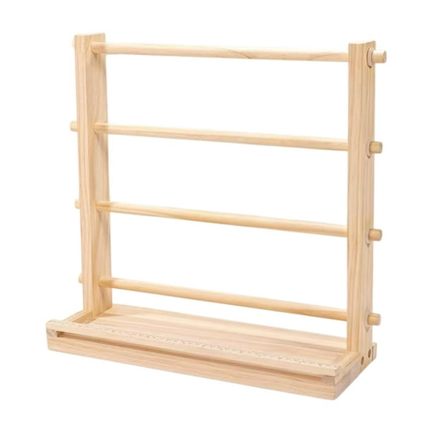 Organizador de Cintas, Estante de Almacenamiento, Soporte de Exhibición, Soporte Portátil para Cintas, Estante de Almacenamiento para Crochet, Florist