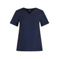 thumbnail image 3 of Women's Maternity V-Neck Scrub Top with Short Sleeves, Sizes XS-XXXL, 3 of 4