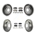thumbnail image 1 of Transit Auto Front Rear Coated Disc Brake Rotors and Ceramic Pads Kit for Car Hyundai Elantra GT Kia Forte Veloster Forte5 Coupe Koup KGT-101177, 1 of 11